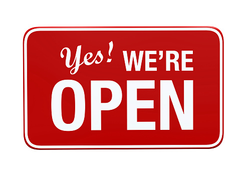 Yes, we’re open!